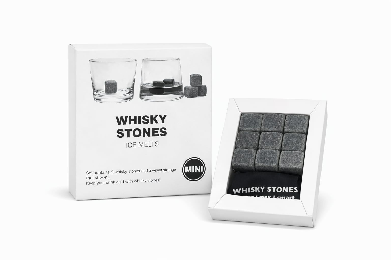 Whisky Steine Set 9-teilig